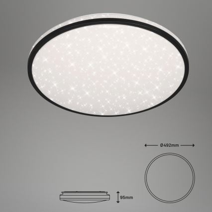 Brilo - LED Zatemnitvena stropna svetilka STARRY SKY LED/48W/230V 3000-6000K + Daljinski upravljalnik