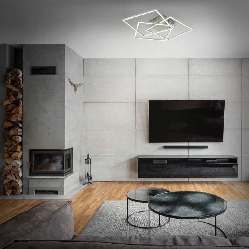 Brilo - LED Zatemnitveni nadgradni lestenec FRAME LED/40W/230V 2700-5000K Wi-Fi Tuya + Daljinski upravljalnik