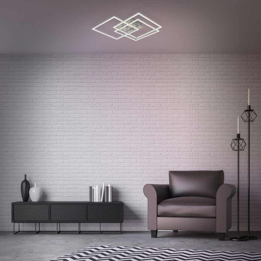 Brilo - LED Zatemnitveni nadgradni lestenec FRAME LED/40W/230V 2700-5000K Wi-Fi Tuya + Daljinski upravljalnik