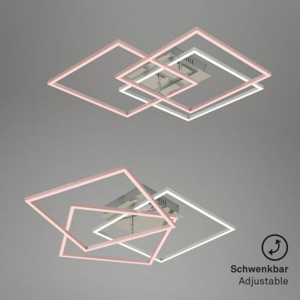 Brilo - LED Zatemnitveni nadgradni lestenec FRAME LED/40W/230V 2700-5000K Wi-Fi Tuya + Daljinski upravljalnik