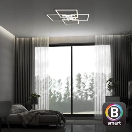 Brilo - LED Zatemnitveni nadgradni lestenec FRAME LED/50W/230V 2700-6500K Wi-Fi Tuya + Daljinski upravljalnik