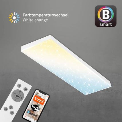 Brilo - LED Zatemnitveni nadgradni panel FRAMELESS LED/28W/230V 3000-6500K Wi-Fi Tuya + Daljinski upravljalnik