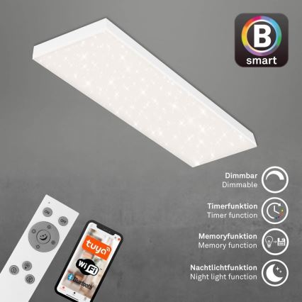 Brilo - LED Zatemnitveni nadgradni panel FRAMELESS LED/28W/230V 3000-6500K Wi-Fi Tuya + Daljinski upravljalnik