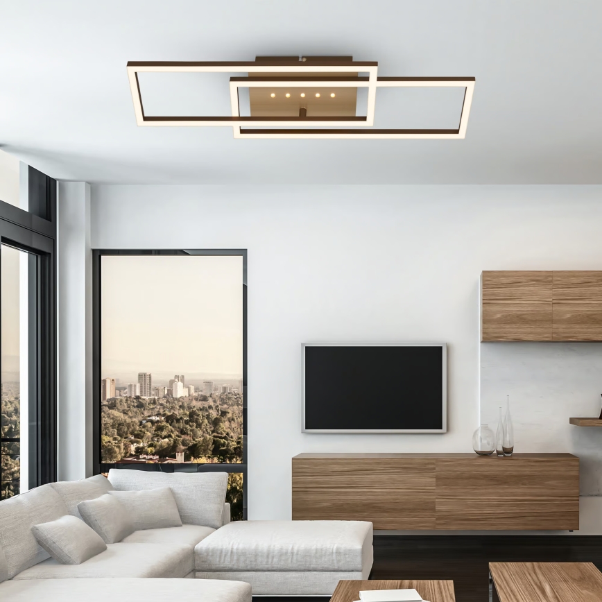 Brilo - LED zatemnljivo stropno svetilo LED/30W/230V 3000K rjavo