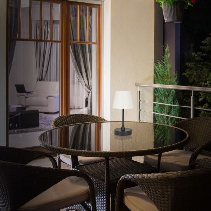 Brilo - LED Zunanja zatemnitvena polnilna svetilka LED/3W/5V IP44 2000 mAh