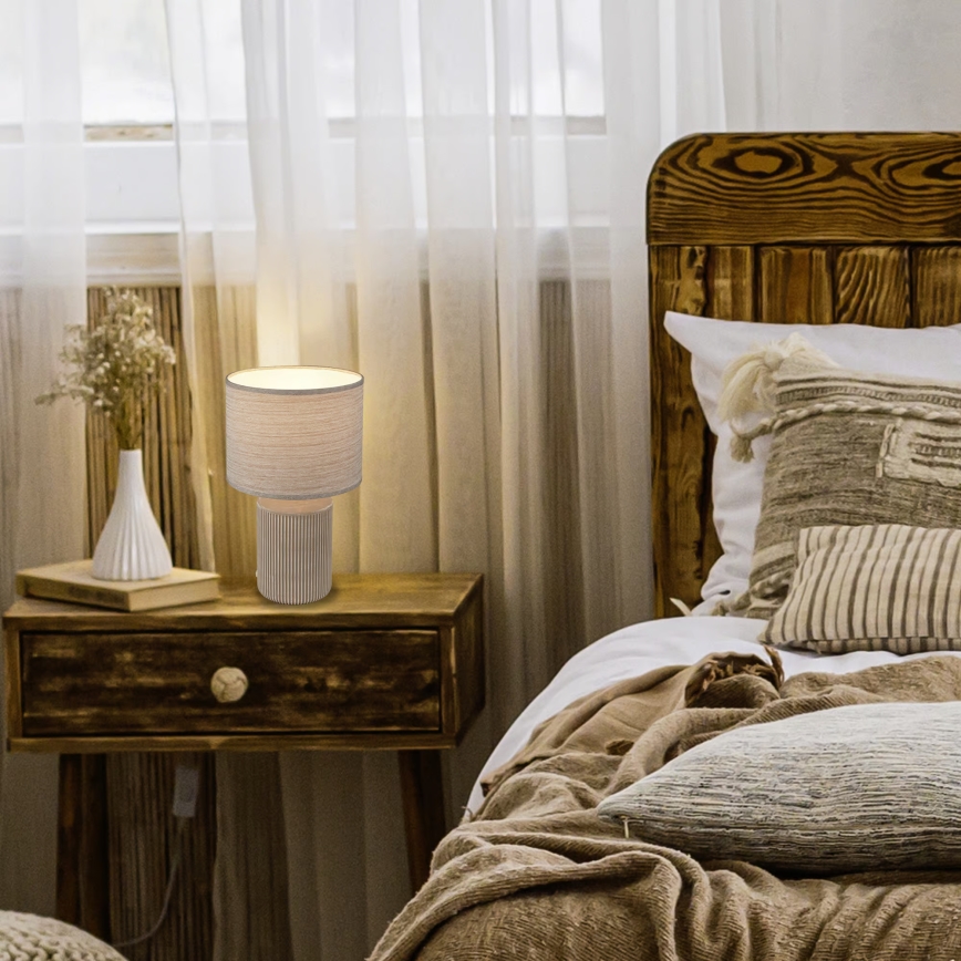 Brilo - Namizna svetilka INO 1xE14/10W/230V bela