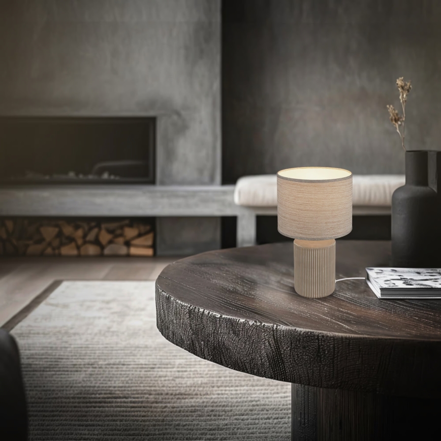 Brilo - Namizna svetilka INO 1xE14/10W/230V rjava