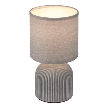 Brilo - Namizna svetilka INO 1xE14/10W/230V siva