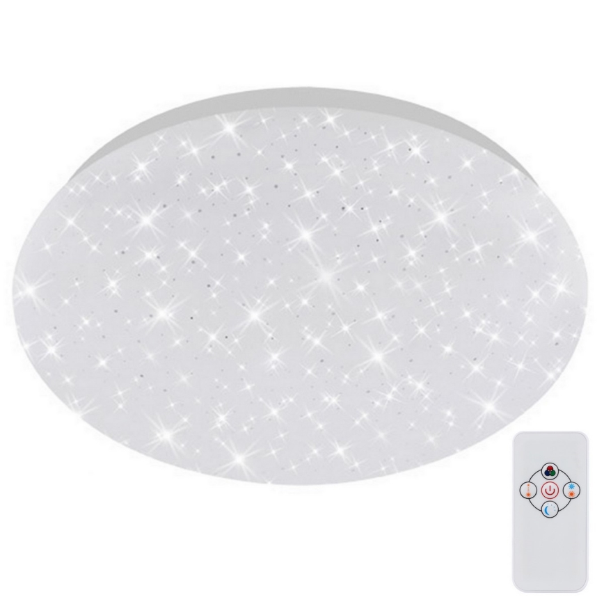 Brilo - RGBW Zatemnitvena stropna svetilka STARRY SKY LED/10W/230V + Daljinski upravljalnik