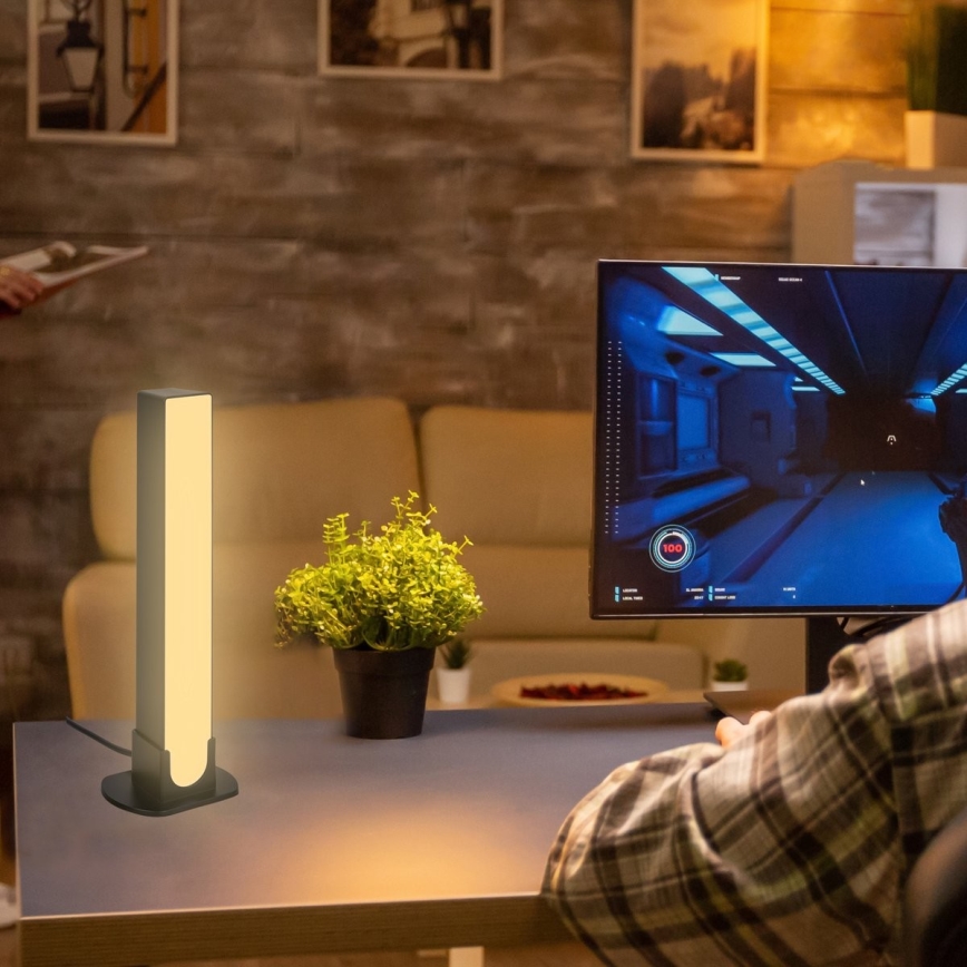 Brilo - SET 2x LED RGBIC Zatemnitvena namizna svetilka LED/12W/230V 3000-6500K Wi-Fi Tuya
