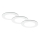 Brilo - SET 3x LED Kopalniška vgradna svetilka LED/4W/230V IP44 3000/4000K bela