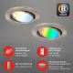 Brilo - SET 3x LED RGBW Zatemnitvena kopalniška svetilka 1xGU10/4,9W/230V 2700-6500K Wi-Fi Tuya IP23 + Daljinski upravljalnik