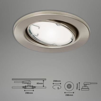 Brilo - SET 3x LED RGBW Zatemnitvena kopalniška svetilka 1xGU10/4,9W/230V 2700-6500K Wi-Fi Tuya IP23 + Daljinski upravljalnik