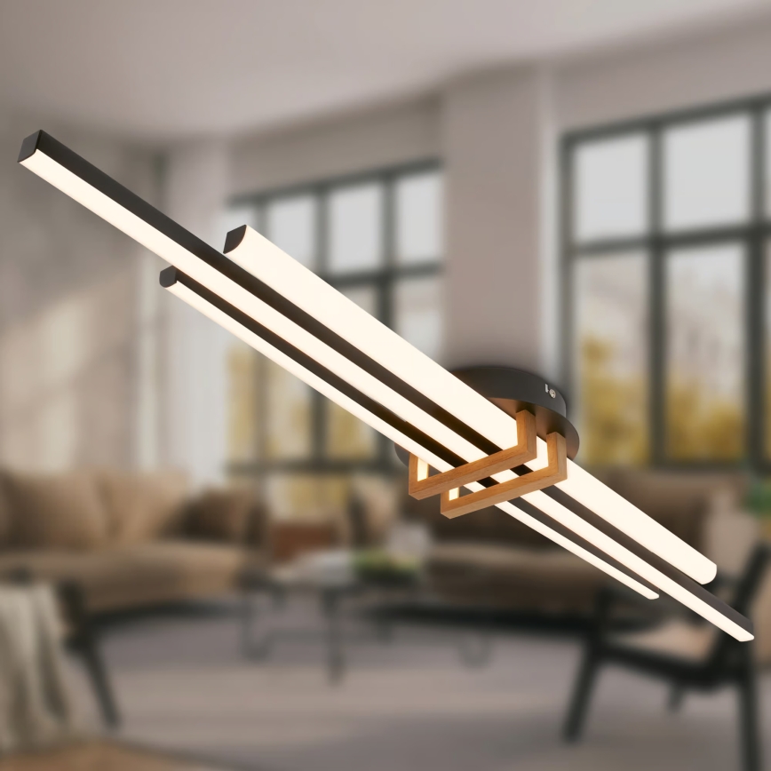 Brilo - stropna LED svetilka TINKA LED/30W/230V 3000K črna