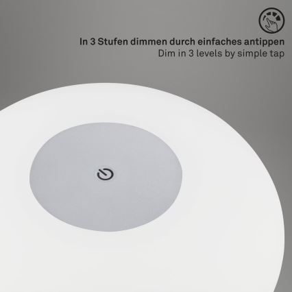 Brilo - zatemnjevalna zunanja polnilna LED namizna svetilka OLANA LED/3W/5V IP44