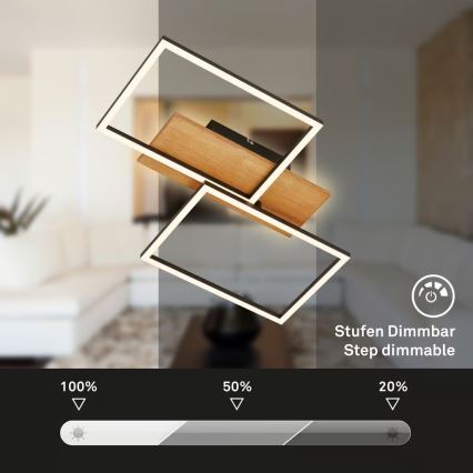 Brilo - zatemnljivo LED stropno svetilo CORNICE LED/30W/230V 3000K