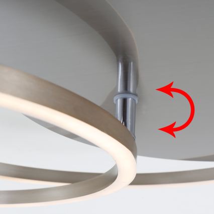 Brilo - Zatemnljivo stropno LED svetilo FRAMES LED/14W/230V + LED/22W 3000K