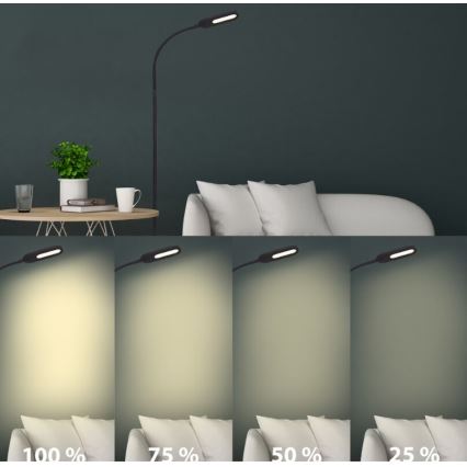 Briloner 1297-015 - LED Zatemnitvena fleksibilna talna svetilka LED/6,6W/230V 3000K/4000K/6000K