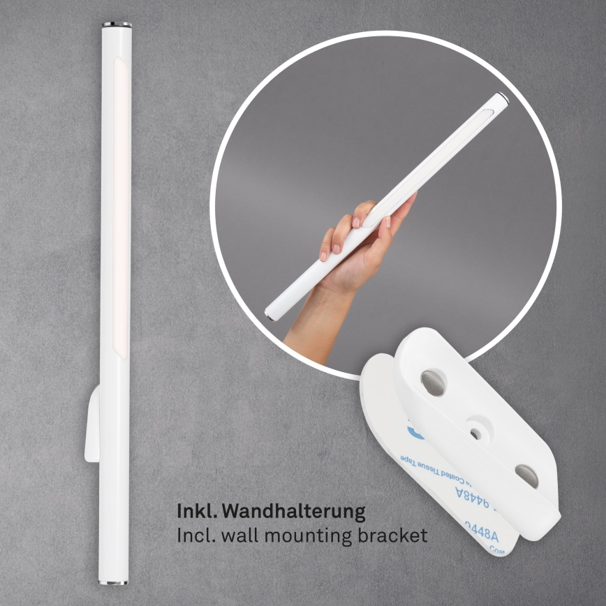 Briloner 1384-016 - LED Zatemnitvena na dotik talna svetilka 2v1 EVERYWHERE LED/2,3W/5V 2000 mAh