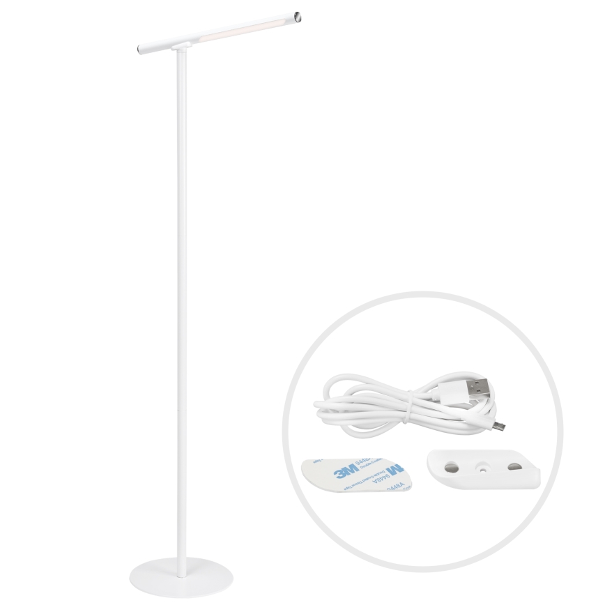 Briloner 1384-016 - LED Zatemnitvena na dotik talna svetilka 2v1 EVERYWHERE LED/2,3W/5V 2000 mAh