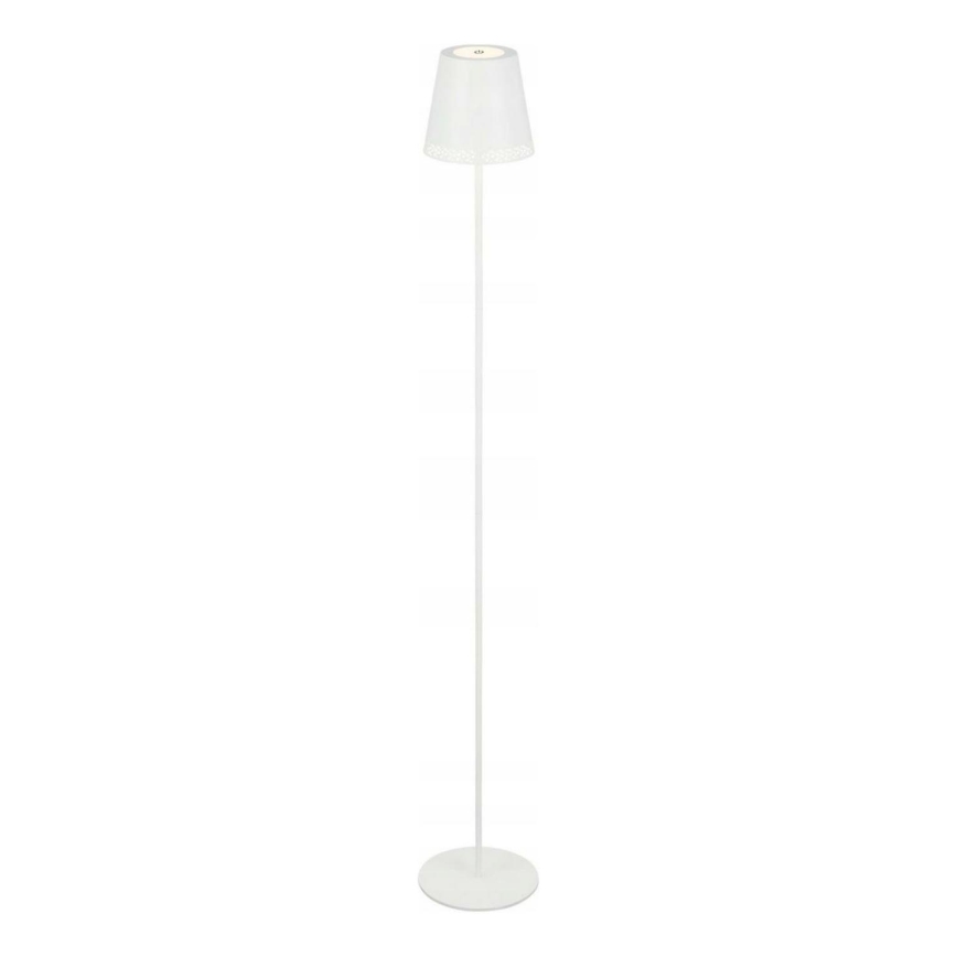 Briloner 1438016 - LED Zatemnitvena talna svetilka na dotik LED/3,5W/5V 3000K 130 cm bela