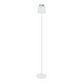 Briloner 1507016 - zatemnjevalna LED stoječa svetilka KIKI, LED/4,3W/5V, IP44, 2600 mAh, bela