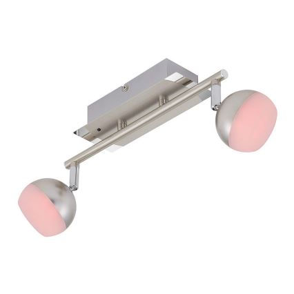 Briloner 2040-022 - LED RGB Zatemnitveni reflektor 2xLED/3,3W/230V + Daljinski upravljalnik