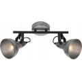 Briloner 2049-024 - Reflektor RETRO 2xE14/40W/230V siva