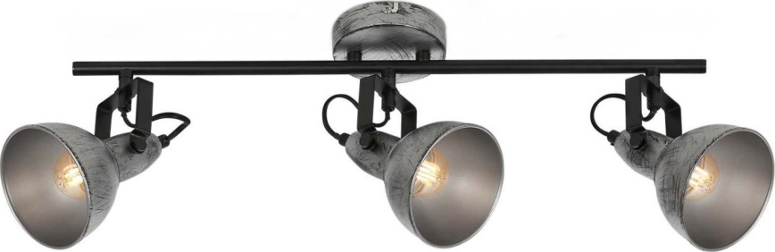 Briloner 2049-034 - Reflektor RETRO 3xE14/40W/230V siva