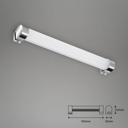 Briloner 2059-018 - LED Kopalniška luč za osvetlitev ogledala SPLASH LED/8W/230V IP44