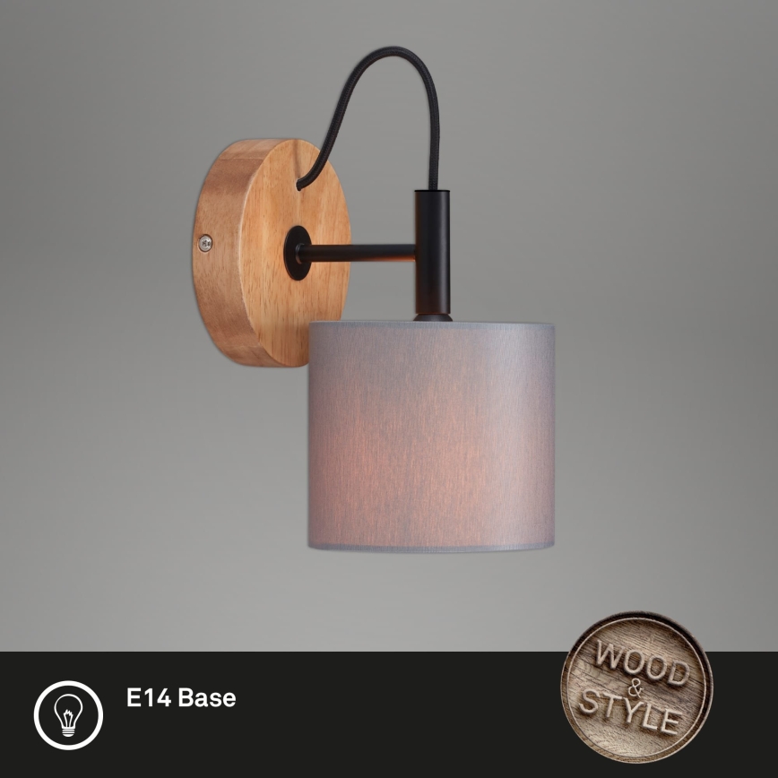 Briloner 2075-014 - Stenska svetilka RHON 1xE14/25W/230V