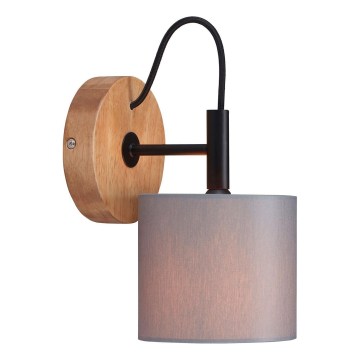 Briloner 2075-014 - Stensko svetilo RHON 1xE14/25W/230V, iz kavčukovega lesa