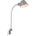 Briloner 2079-014 - Stenska fleksibilna svetilka 1xE27/10W/230V srebrna