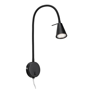 Briloner 2082-015 - LED prilagodljiva stenska svetilka COMFORT LIGHT 1xGU10/5W/230V črna