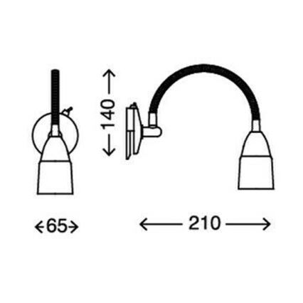 Briloner 2097-018 - LED Luč za osvetlitev ogledala SPLASH 1xG9/2,5W/230V