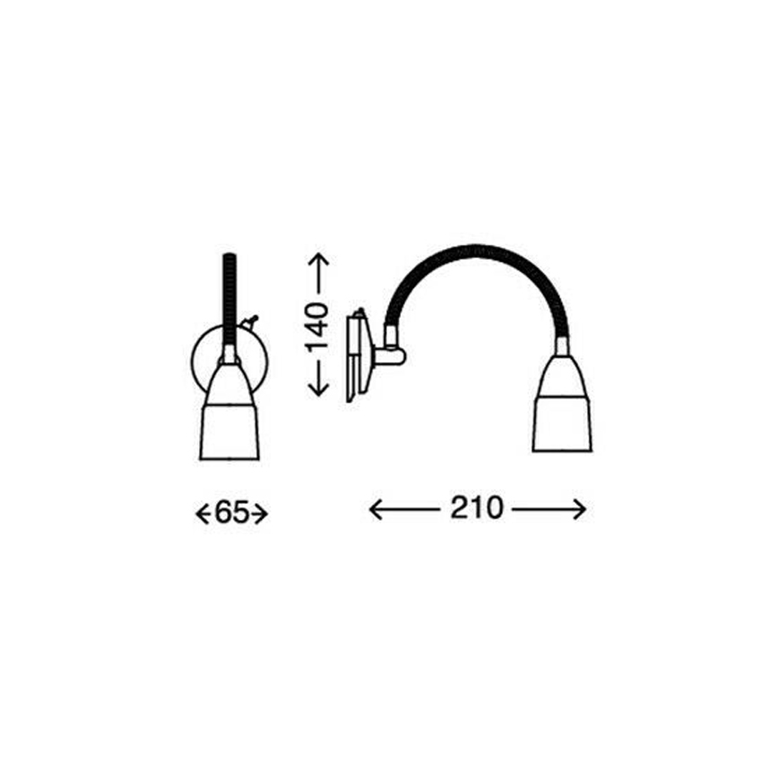Briloner 2097-018 - LED Luč za osvetlitev ogledala SPLASH 1xG9/2,5W/230V
