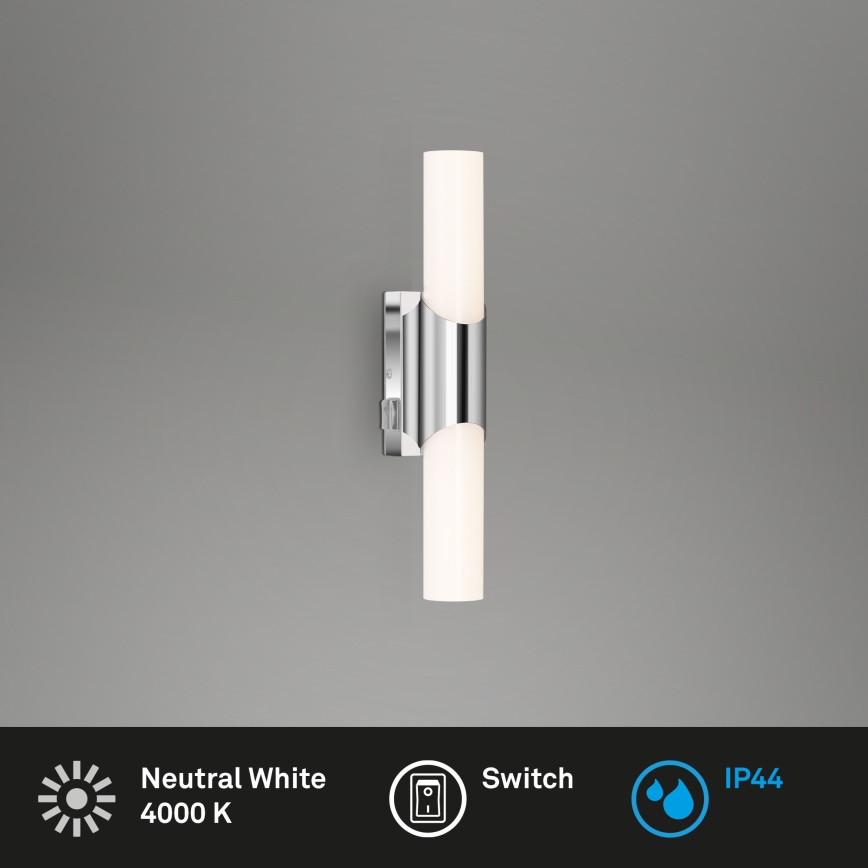 Briloner 2111-018 - LED Kopalniška stenska svetilka SPLASH LED/6,5W/230V IP44