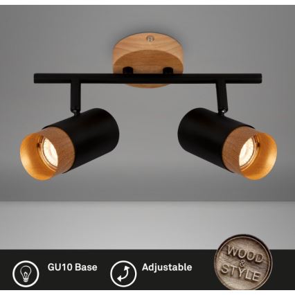 Briloner 2144025 - Reflektor SPOT 2xGU10/9W/230V