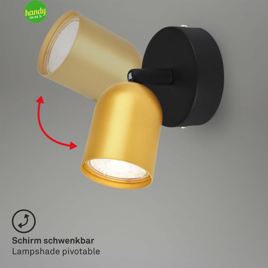 Briloner 2145-017 - Stensko točkovno svetilo 1xGU10/9W/230V