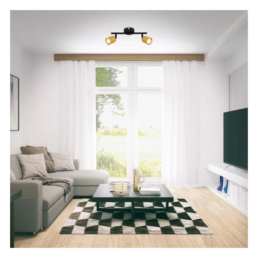 Briloner 2145-027 - Točkovno svetilo 2xGU10/9W/230V