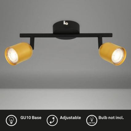 Briloner 2145-027 - Točkovno svetilo 2xGU10/9W/230V