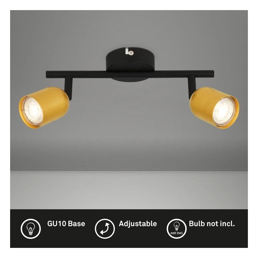 Briloner 2145-027 - Točkovno svetilo 2xGU10/9W/230V