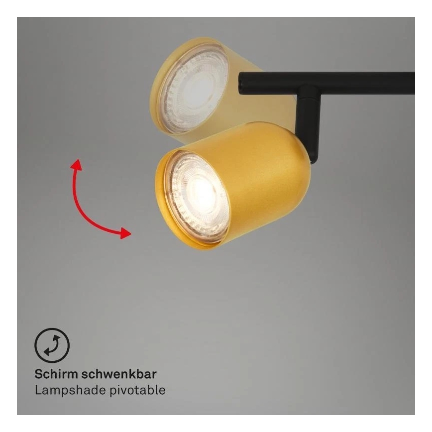Briloner 2145-027 - Točkovno svetilo 2xGU10/9W/230V