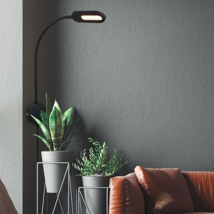 Briloner 2177015 - LED Zatemnitvena fleksibilna stenska svetilka LED/6W/230V črna