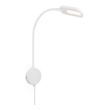 Briloner 2177016 - LED Zatemnitven stenski fleksibilna svetilka LED/6W/230V bela