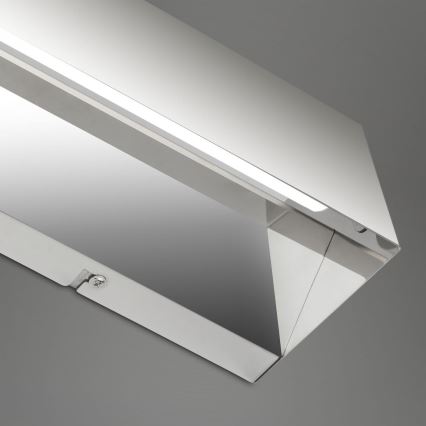 Briloner 2204-018 - LED Zunanja stenska svetilka LED/8W/230V IP44 sijajni krom