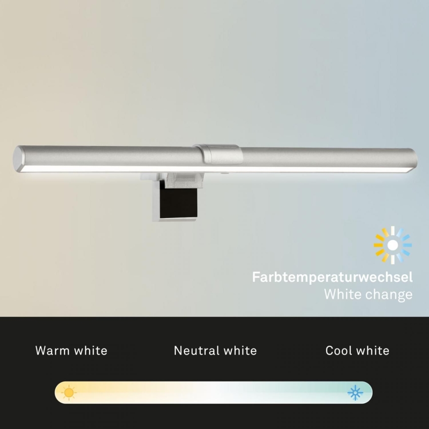 Briloner 2303-014 - LED Zatemnitvena osvetlitev monitorja LED/3,5W/5V 2700/4500/6500K