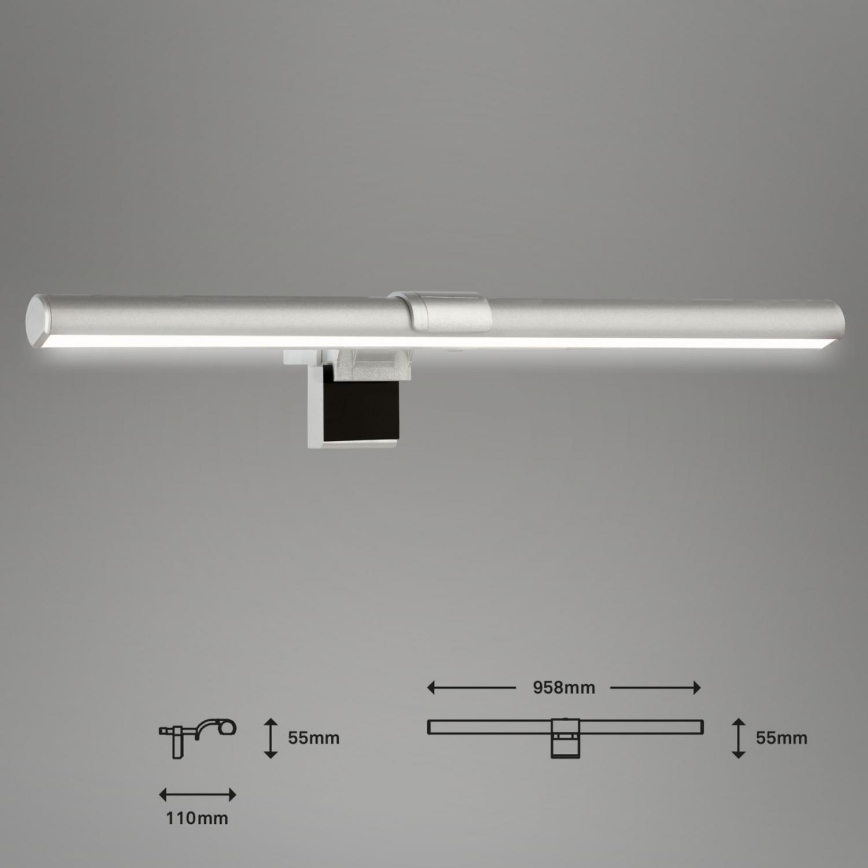 Briloner 2303-014 - LED Zatemnitvena osvetlitev monitorja LED/3,5W/5V 2700/4500/6500K