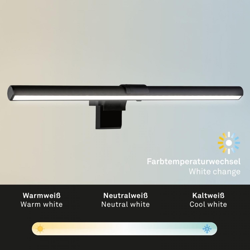 Briloner 2303-015 - LED Zatemnitvena osvetlitev monitorja LED/3,5W/230V 2700/4000/6500K