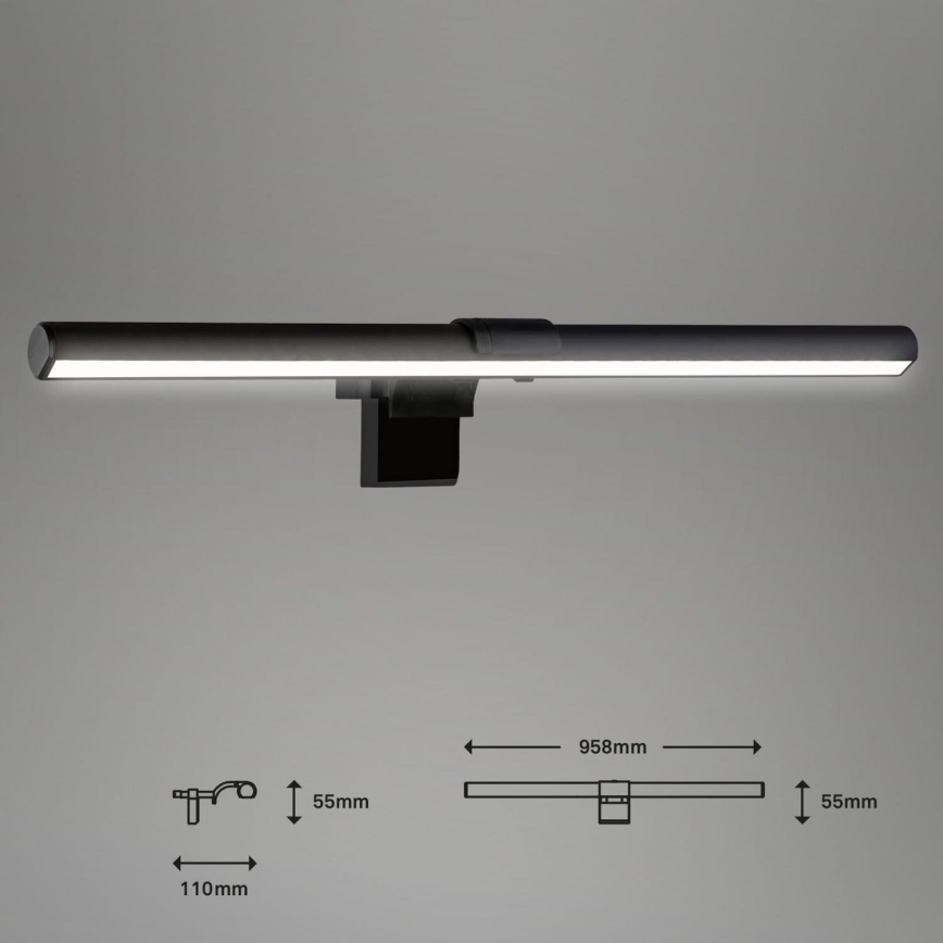 Briloner 2303-015 - LED Zatemnitvena osvetlitev monitorja LED/3,5W/230V 2700/4000/6500K